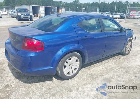 2014 Dodge Avenger Se from USA, damaged, VIN 1C3CDZAG7EN137047